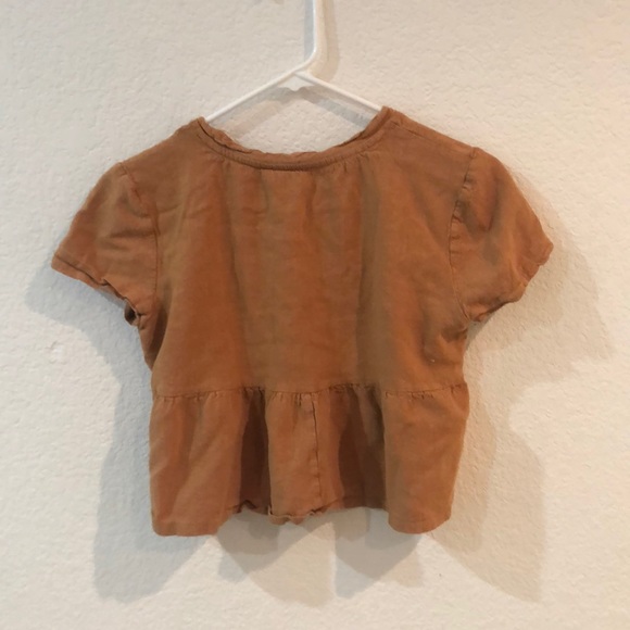 Ruffled Crop Top, size M - Picture 2 of 3